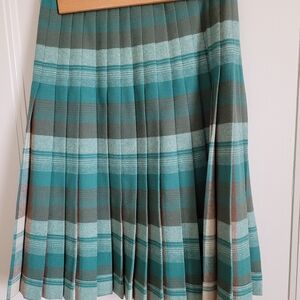 Vintage Reversable Pleated Skirt